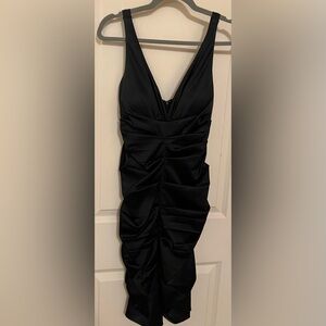 Sleeveless Black Cocktail Dress